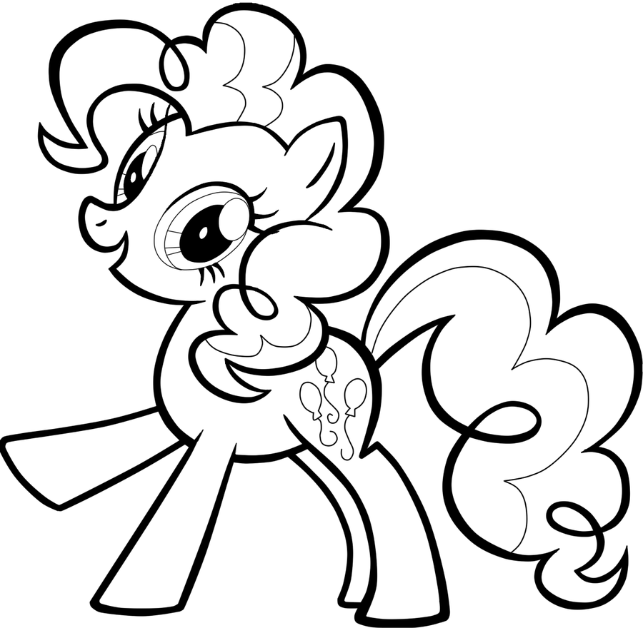 Pinkie pie kolorowanki